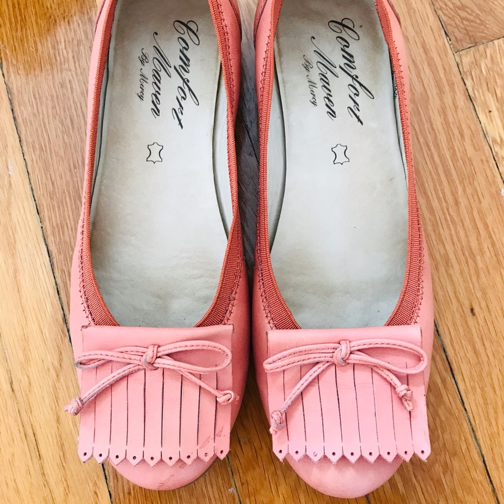 Comfort Maven by Mercy Leather Ballet Flats VTG